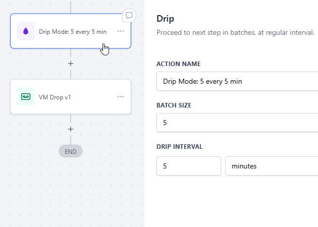Ringless VM Drip Mode